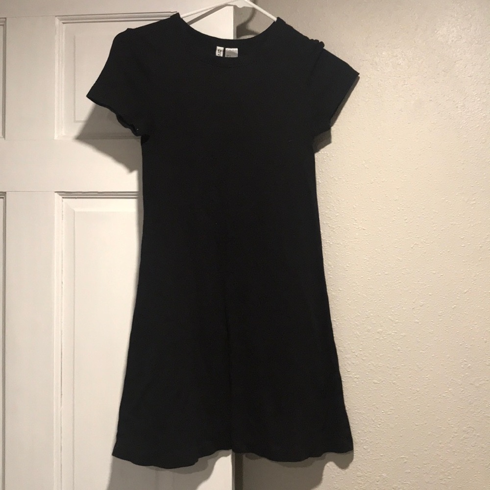 H&M Black T-shirt Dress